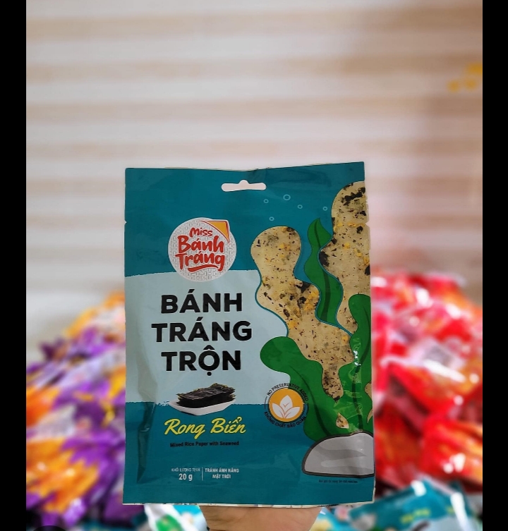 Combo 5 bánh tráng trộn rong biển
