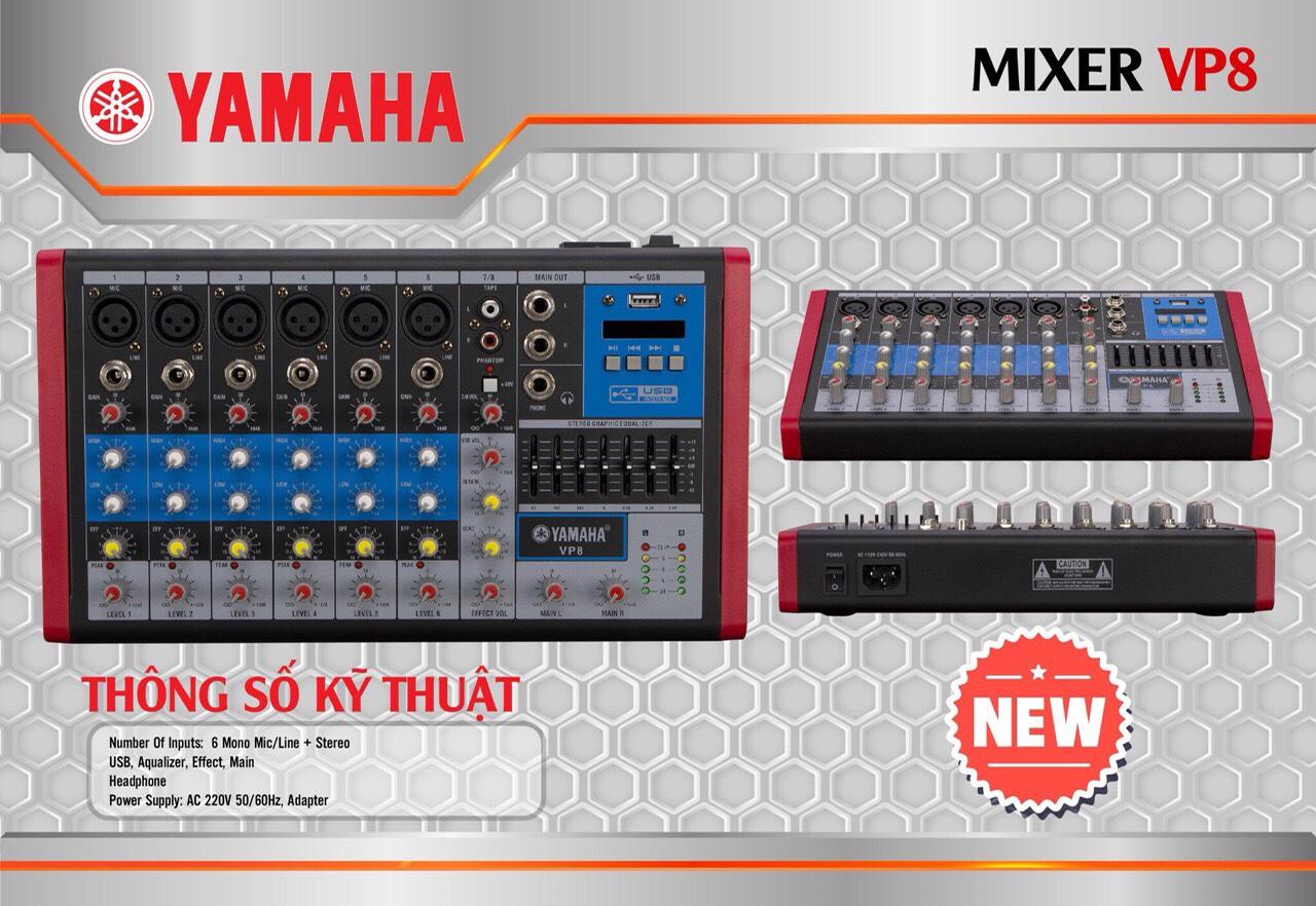 [HCM]Mixer Yamaha VP8 ( 6 line )