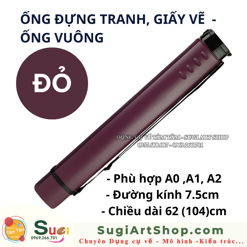 Ống đựng giấy vẽ , Ống đựng tranh A3 / A2 / A1 / A0
