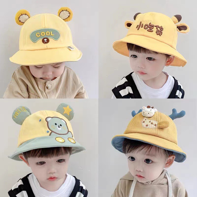 MŨ BUCKET CHO BÉ/MŨ VÀNH CHO BÉ YÊU
