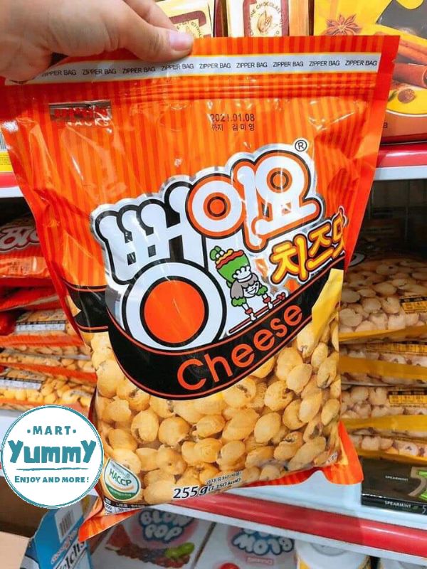Bắp rang bơ vị phô mai Hàn Quốc 255 gram (Bỏng ngô, bắp rang Hàn Quốc)