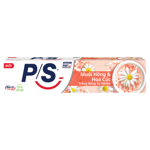 Kem đánh răng PS Muối Hồng và Hoa Cúc 180g