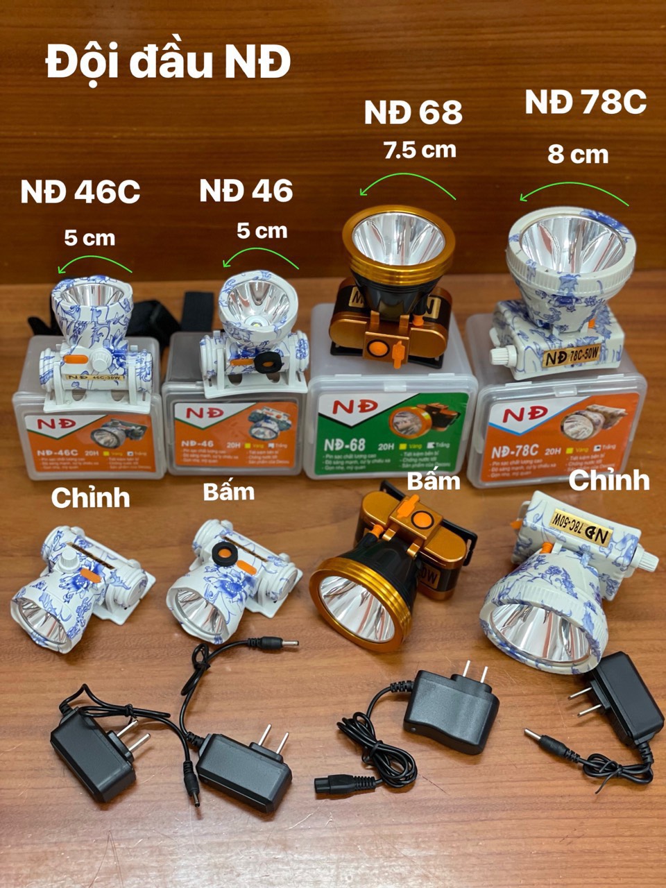 ĐÈN ĐỘI ĐẦU NĐ-78C - SIÊU SÁNG,