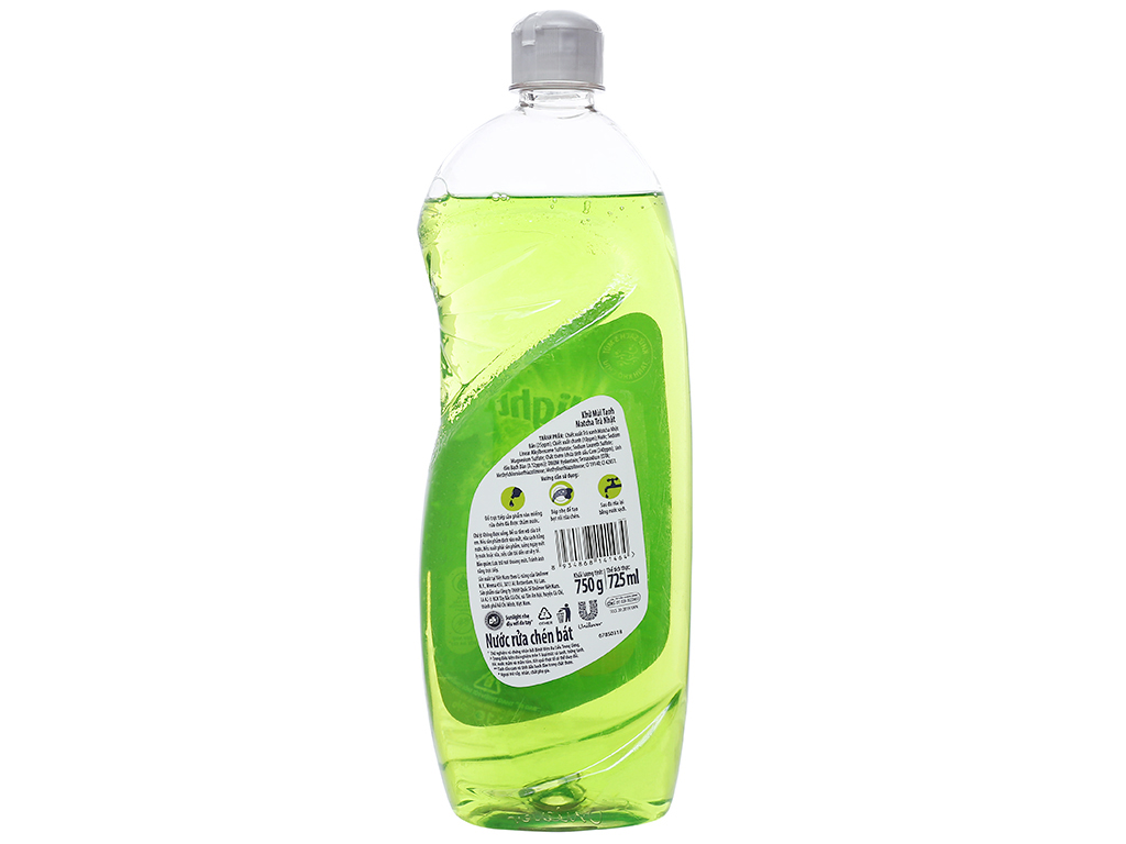 (chai 717ml) Nước rửa chén Sunlight Extra trà xanh matcha Nhật Bản chai 717ml