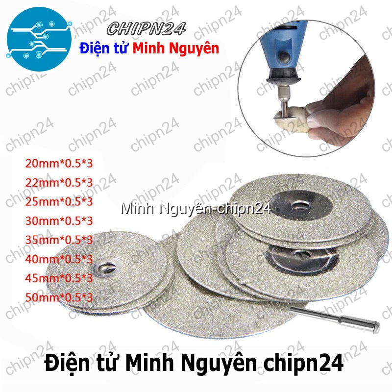 [1 cái] (F10) Lưỡi cắt Kim Cương (20mm/25mm/30mm/40mm/50mm) - [Chọn Loại] - HHH.00107