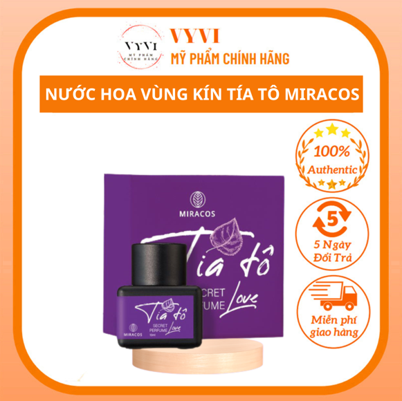 Nước hoa vùng kín tía tô Secret Love Perfume chính hãng khử mùi lưu hương làm sạch lưu hương 24h