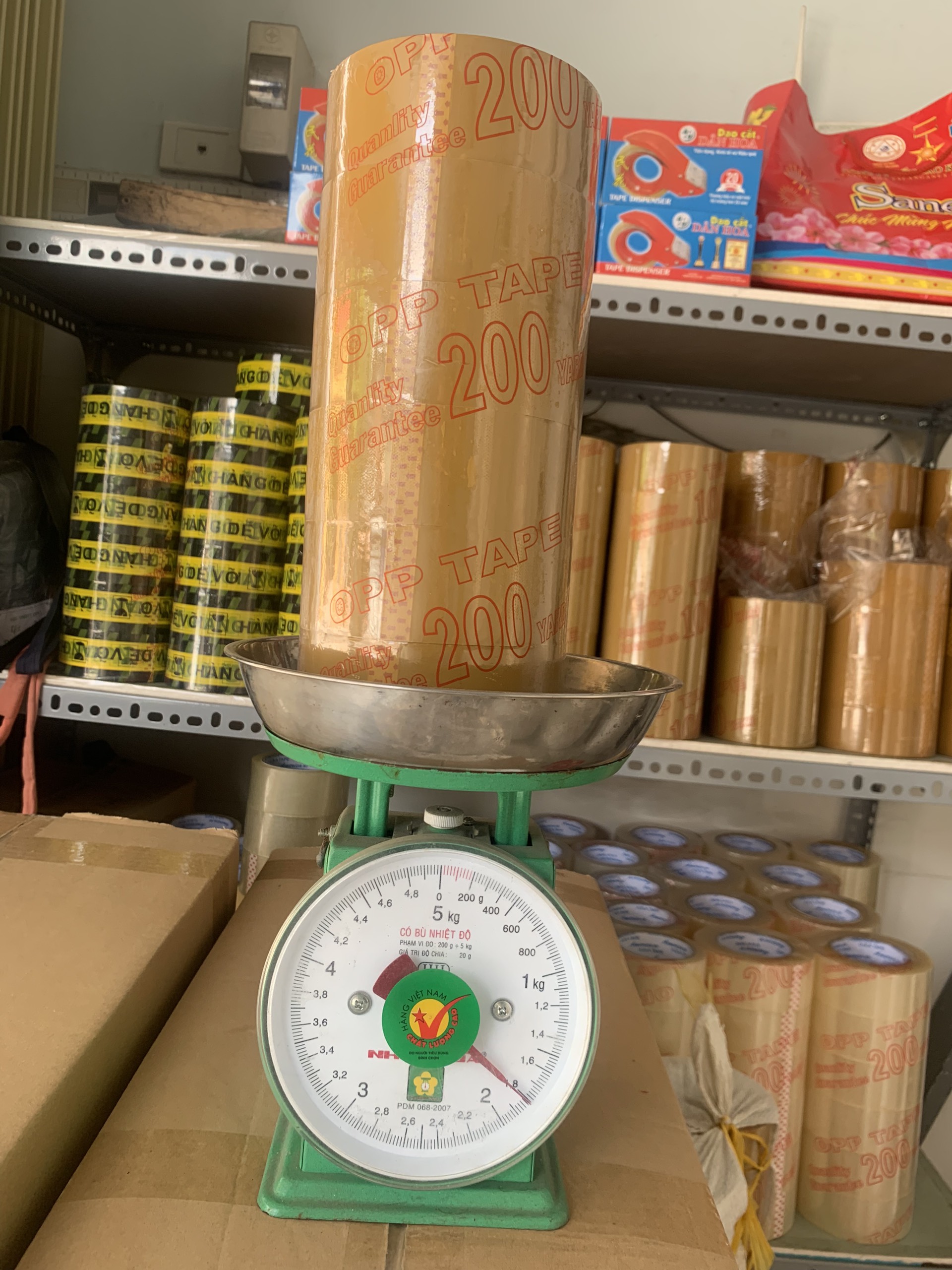 Băng keo 200ya trong/đục