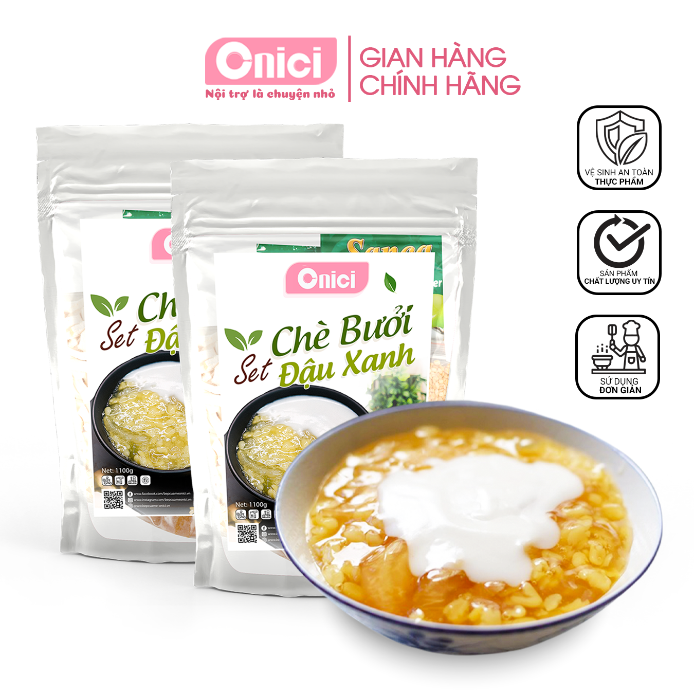 Chè Bưởi An Giang (SET 40-45 CHÉN) Bếp Của Mẹ Onici