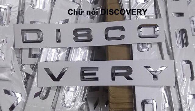 Chữ Nổi DISCOVERY dán nắp Capro Inox