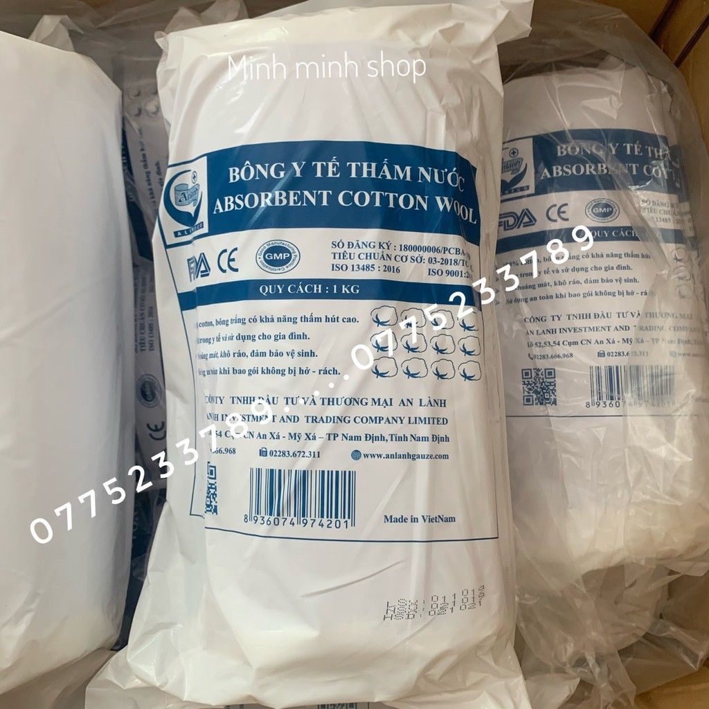Bông cuộn y tế tiệt trùng bông quick nurse