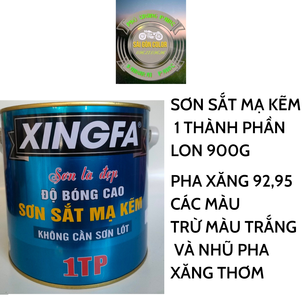 SƠN SẮT MẠ KẼM 1 THÀNH PHẦN XINGFA LON 800ML
