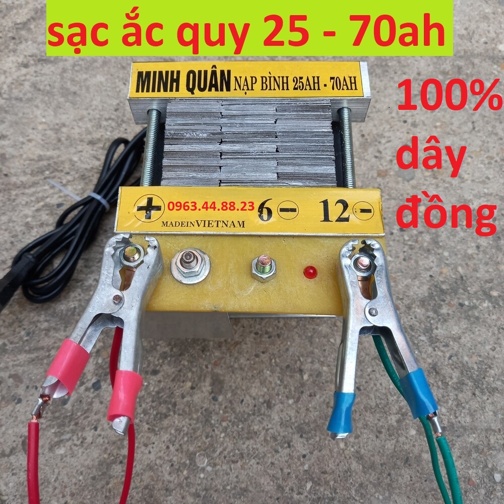 Bộ Kích Sạc Acquy , Máy sạc bình Acquy 12V , Bộ sạc acquy 12V ( 25-70A) cao cấp , Bộ nạp ác quy Sạc Nhanh Cho Xe Máy, xe đạp điện, Ô Tô và nhiều bình điện khác nhau