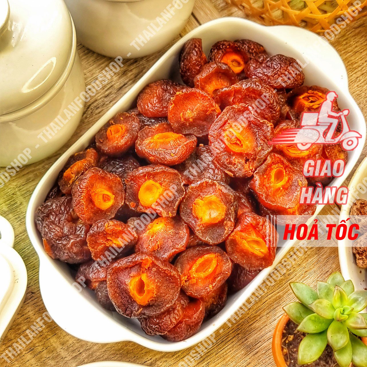 Ô Mai (Xí Muội) Đào Chẻ (Mứt Anh Đào) Lon 500gr