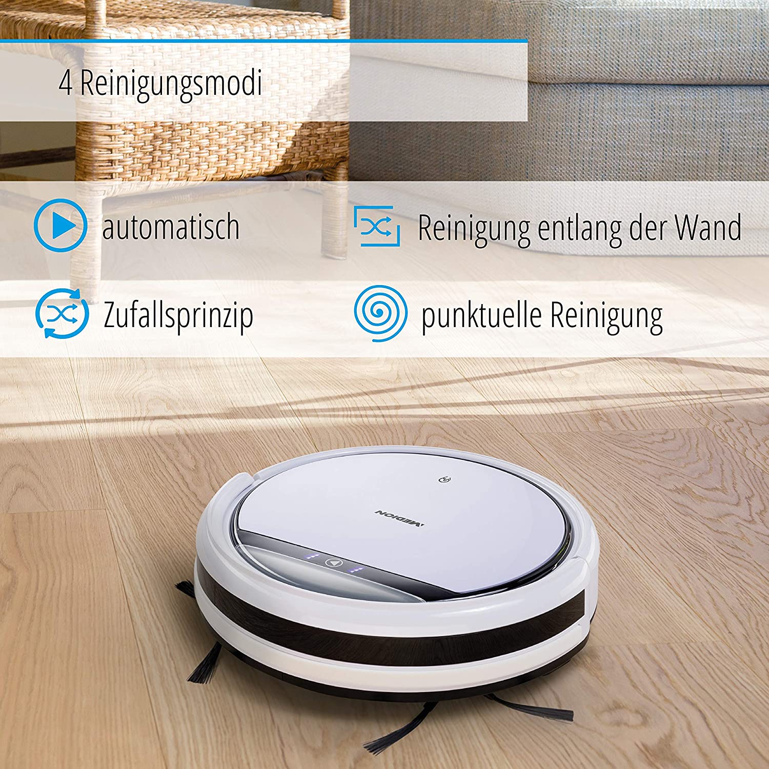 (Hàng Đức) Robot hút bụi Medion MD 19511
