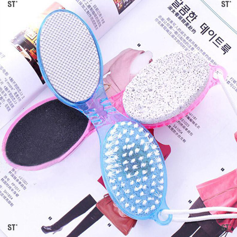 Tree scrub 4 in 1 more convenient-tooling scrub brush soft wool, stone grinding heel exfoliating, sanded-Kivo