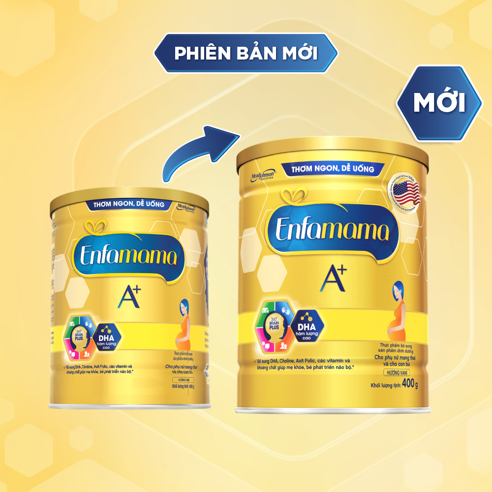 [CHỈ TỪ 15-17/07 MUA LÀ CÓ QUÀ] Sữa bầu Enfamama A+ hương Vani 400g