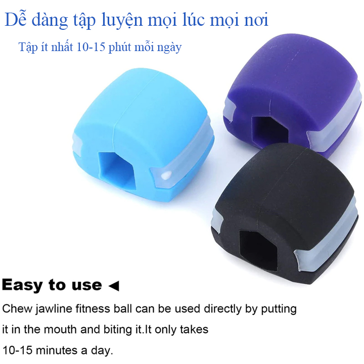 Bóng nhai tập cơ mặt cơ hàm mewing N3