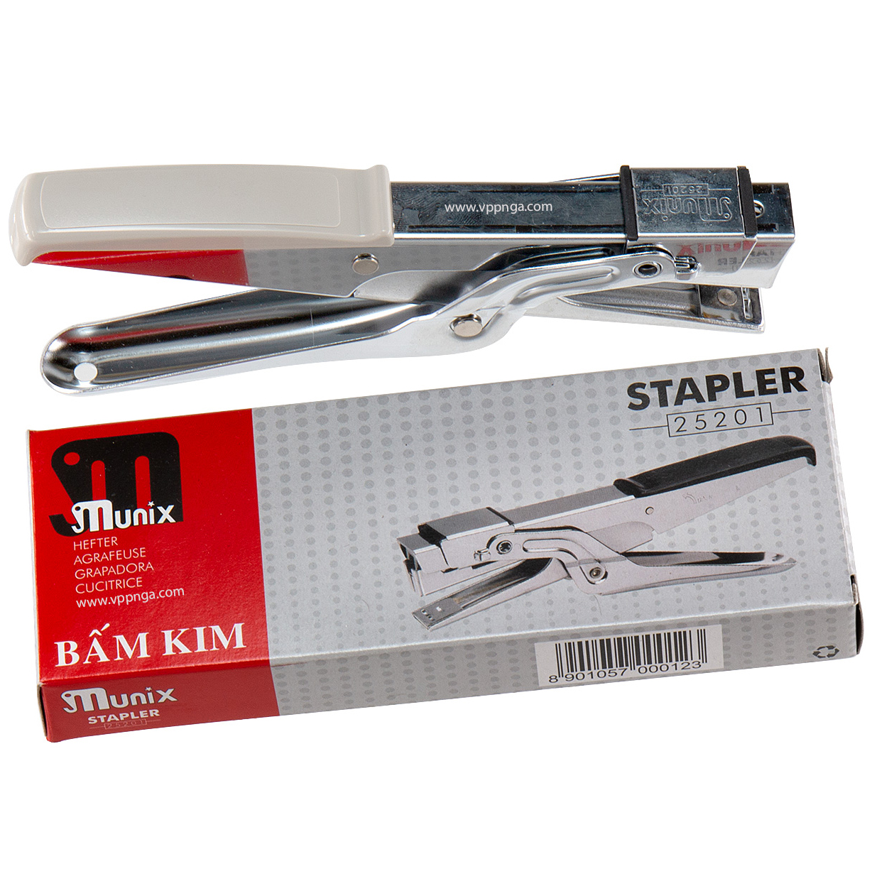 Máy Bấm Kim Dạng Kiềm Số 10 Munix 25201 Sản Xuất Tại Ấn Độ ( Sử Dụng Kim Bấm Số No.10 )