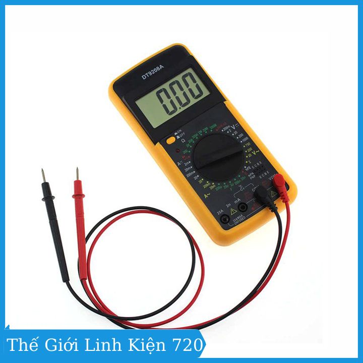 Đồng hồ đo vạn năng DT-9208A ( BH : 3 tháng )