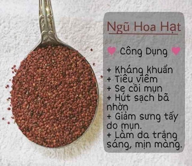 Hạt ngũ hoa handmade 100g ( hạt đình lịch)