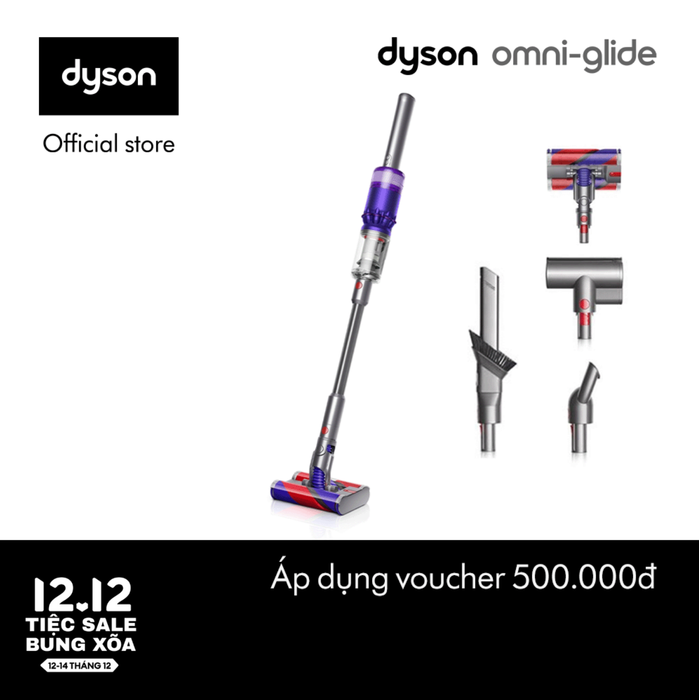 Máy hút bụi không dây Dyson Omni-glide ™