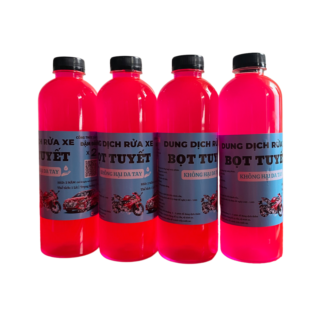 Dung Dịch Rửa Xe Bọt Tuyết CÓ CHẠM Chai 1 Lít (1000ml)