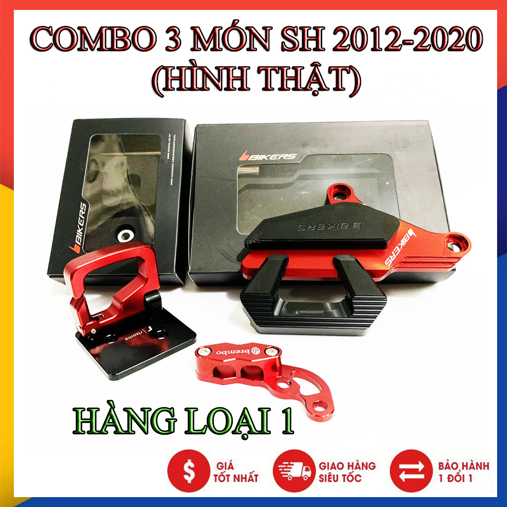 COMBO 3 MÓN CHO SH 2012-2020 ( HÀNG CNC ĐẸP Y HÌNH)