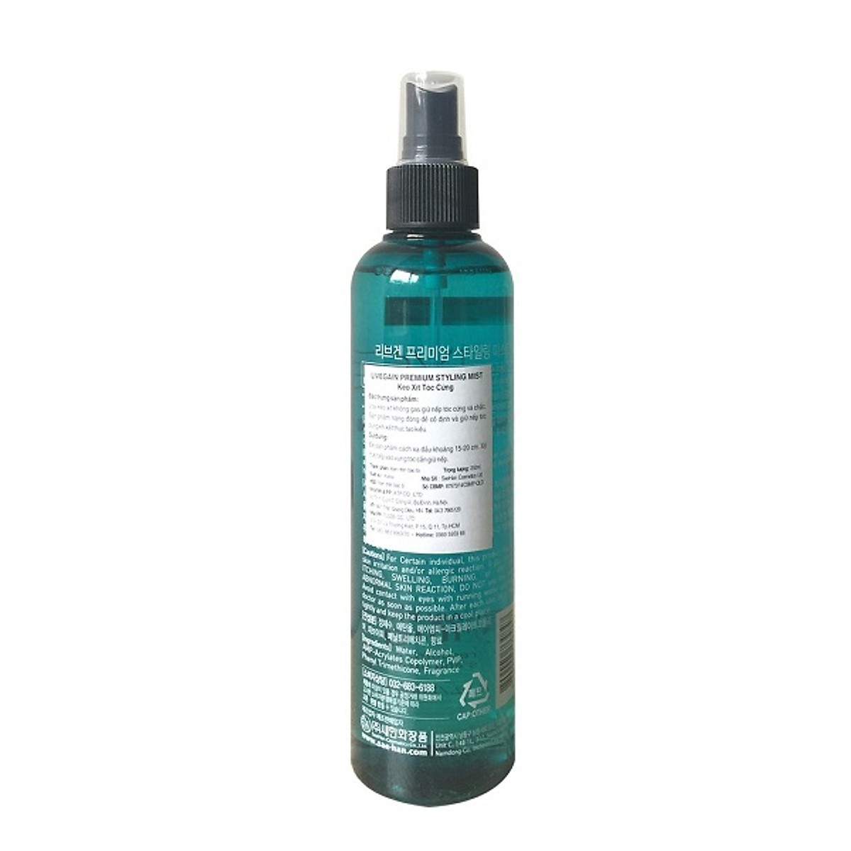 [HCM]Keo Xịt Cứng Livegain Premium Styling Mist 250ml Hàn Quốc