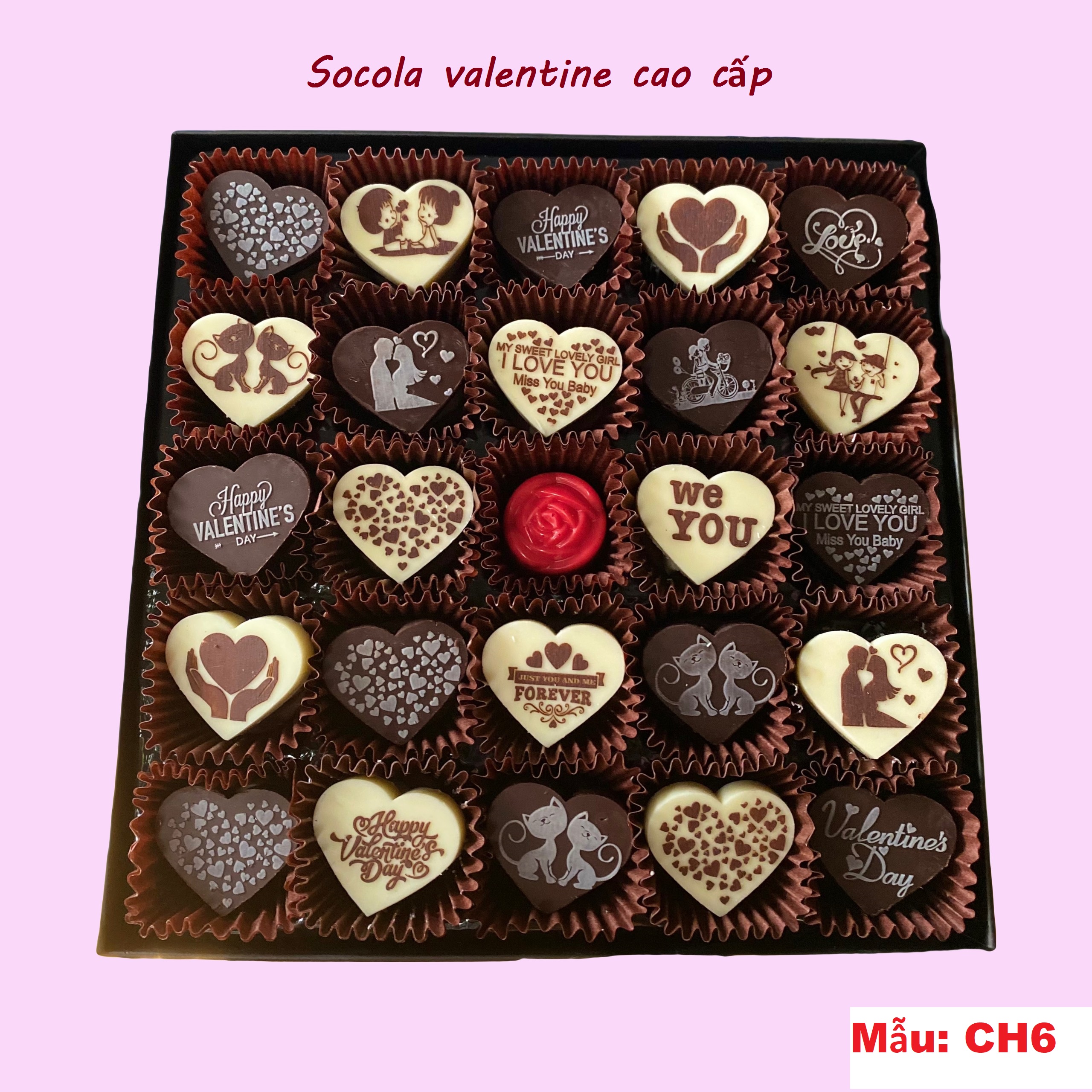 Socola valentine, chocolate valentine 2024