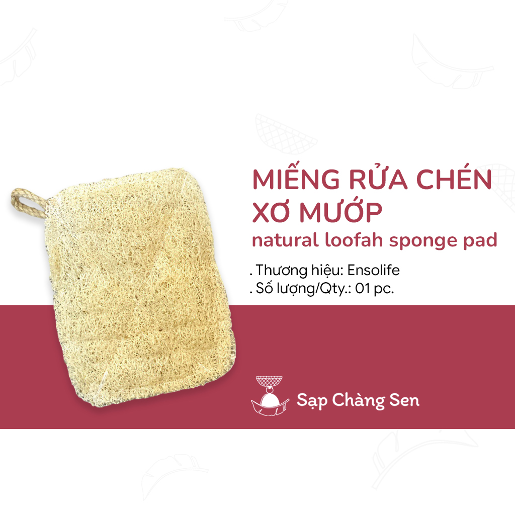 Miếng rửa chén xơ mướp (Ensolife)