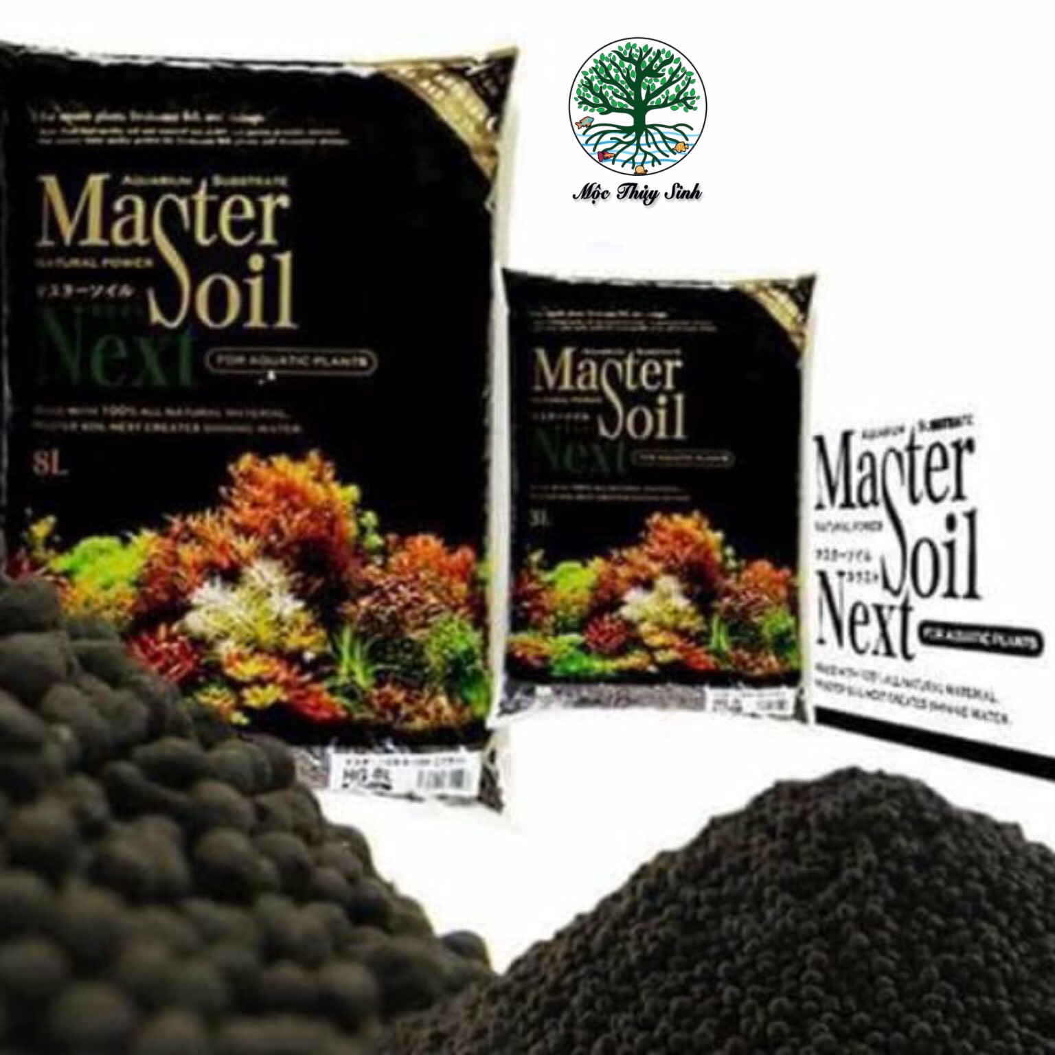 Phân nền thuỷ sinh Master soil Nhật Bản 8L