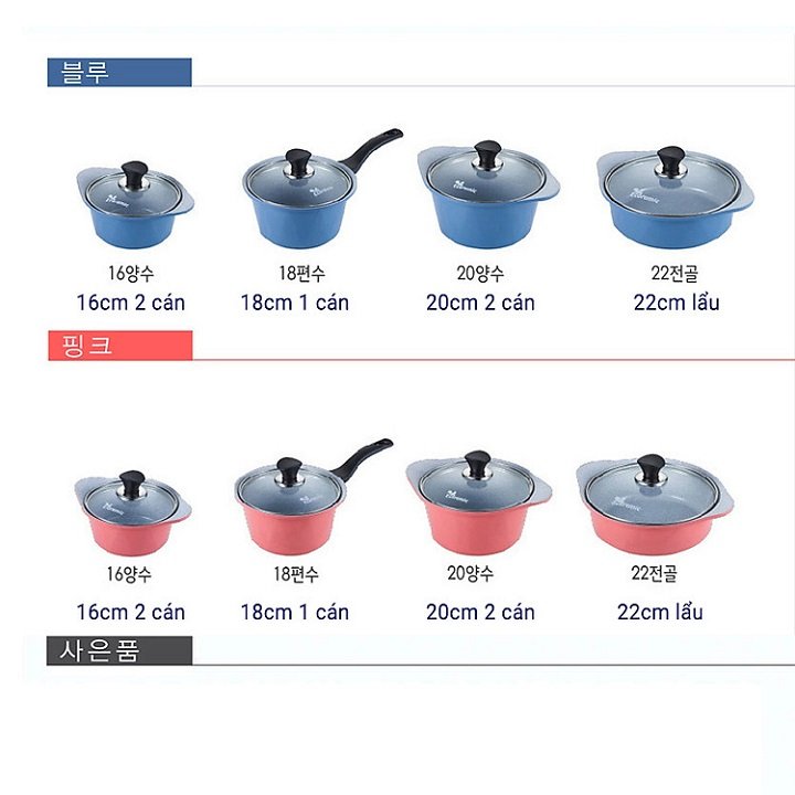 [HCM]bộ nồi đá - bộ nồi đá nấu bếp từ
