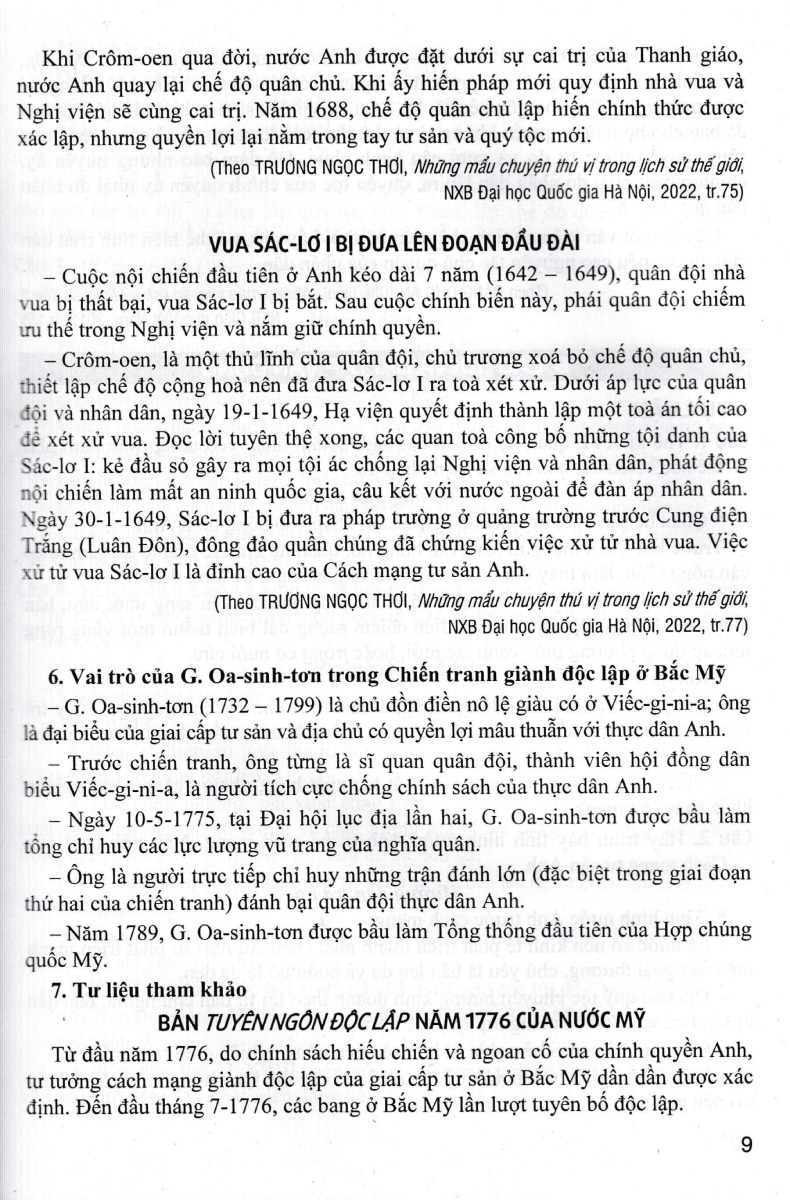 TƯ LIỆU DẠY - HỌC LỊCH SỬ 8 (DÙNG CHUNG CHO CÁC BỘ SGK HIỆN HÀNH)