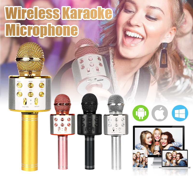 Mic karaoke loa karaoke bluetooth không dây,micro hát karaoke chất lượng cao,kết nối các thiết bị bluetooth chuyên nghiệp