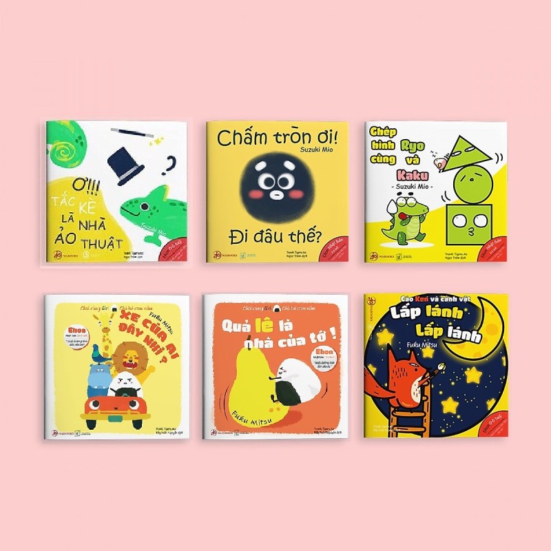 Mua Combo 6 Cuốn Ehon Bán Chạy Nhất +Tặng Cuốn Những Câu Chuyện Kinh Điển (Cáo Ken và Cảnh Vật +Chấm Tròn Ơi Đi Đâu Thế +Ghép Hình Cùng Ryo và Kaku +Tắc Kè Là Nhà Ảo Thuật +Giri Cậu Bé Cơm Nắm)