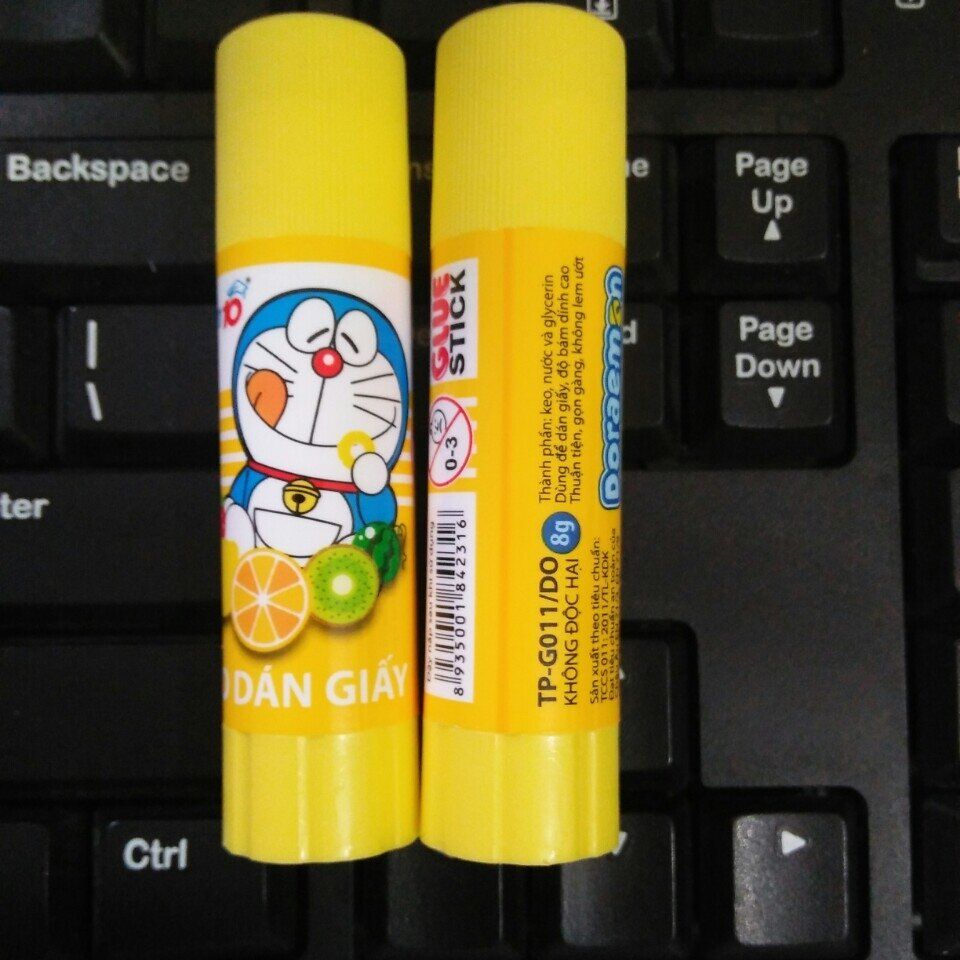 Combo 5 Lọ Keo khô Điểm 10 Doraemon G-011/DO 8G