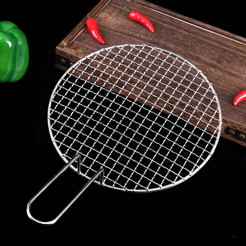Vỉ Nướng BBQ Inox Có Tay Cầm