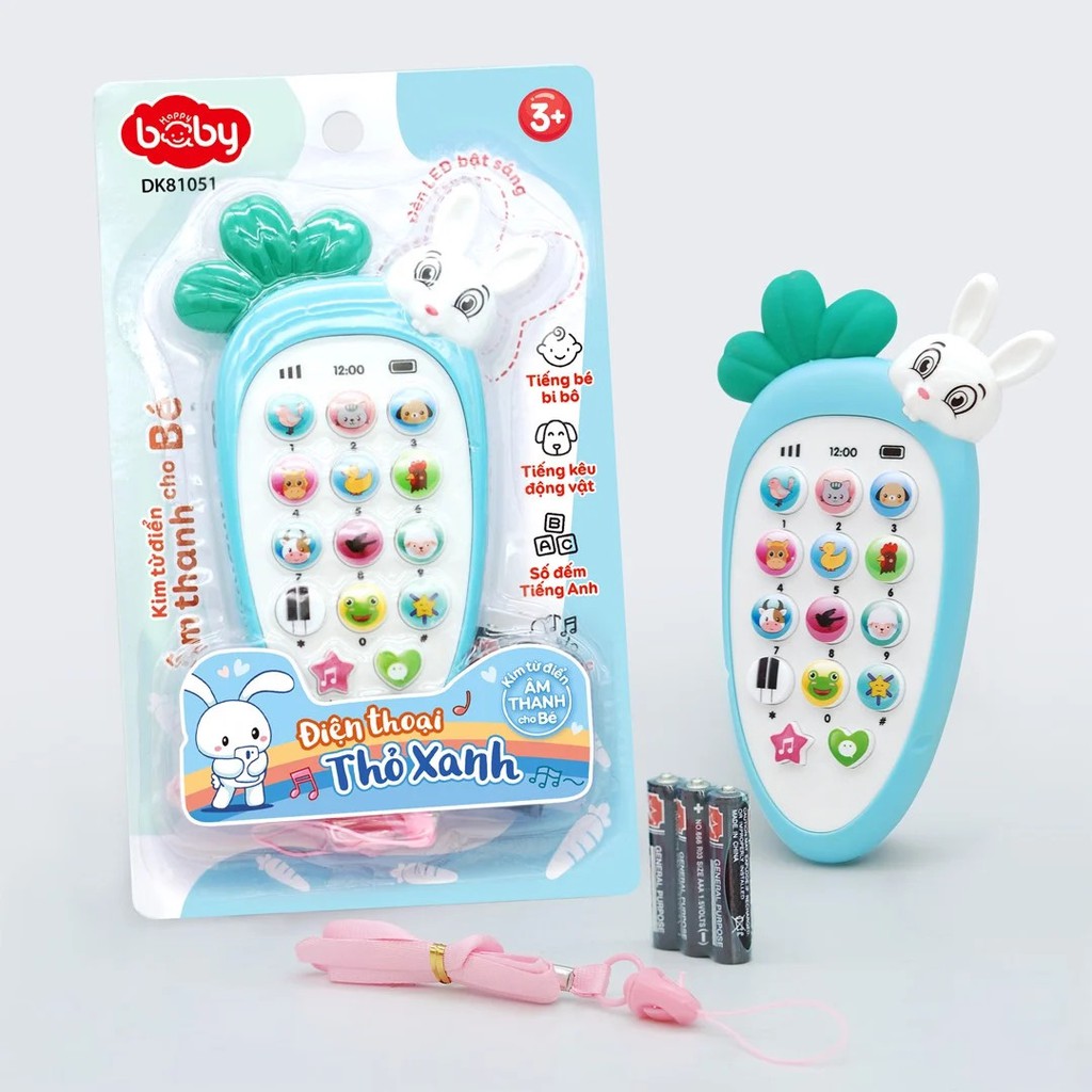 ĐỒ CHƠI ĐIỆN THOẠI THỎ XANH DK81051