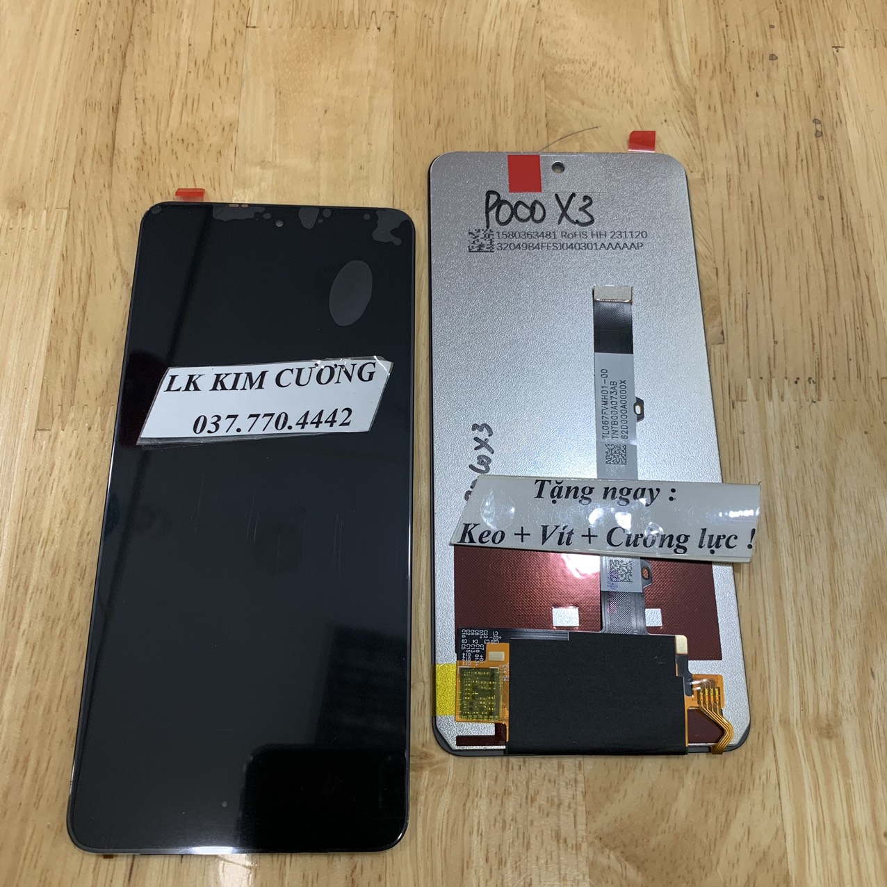 Màn hình tương thích poco x3/ poco x3 pro/ mi 10t lite/ redmi note 9 pro 5g