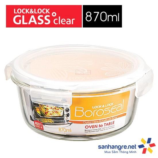 [HCM]Sốc bộ 2 hộp thủy tinh lock and lock 870ml