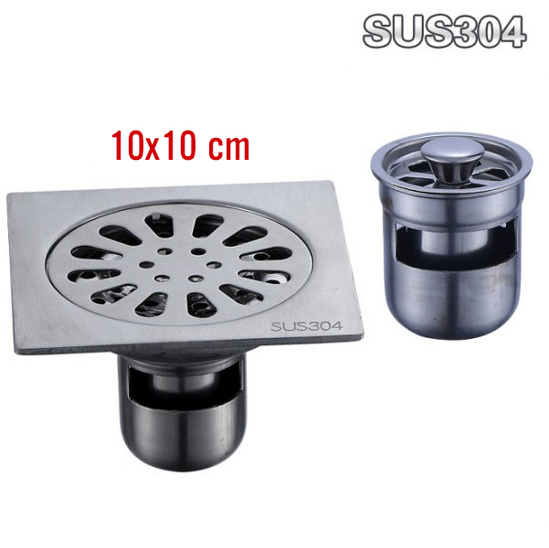Thoát sàn ngăn mùi 10x10 12x12 15x15 cm siêu xịn - hàng cao cấp italia sus304