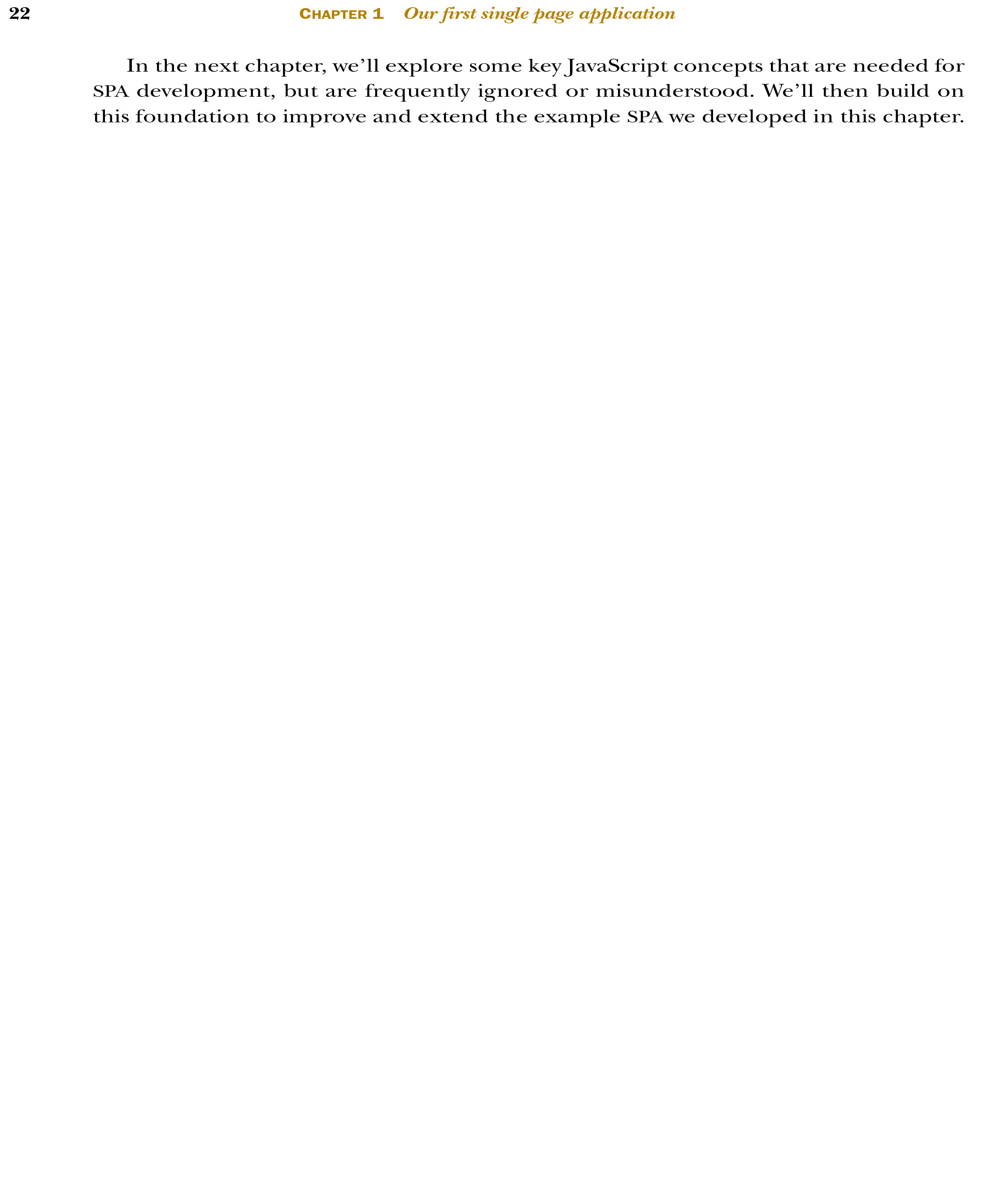 Sách Single page web applications