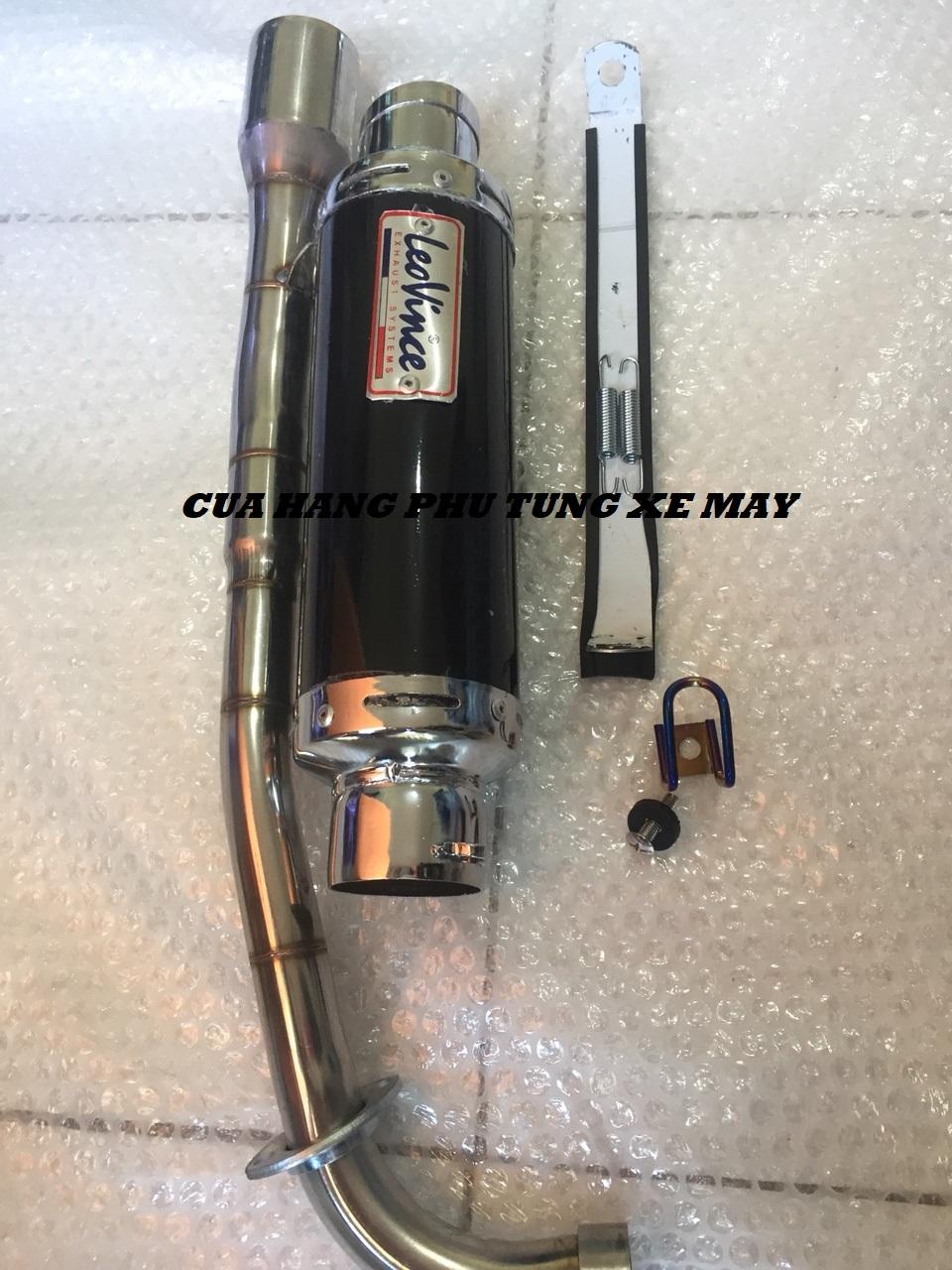 Pô LeoVince gắn xe Wave, Dream, Sirius, Cub ( cổ inox )