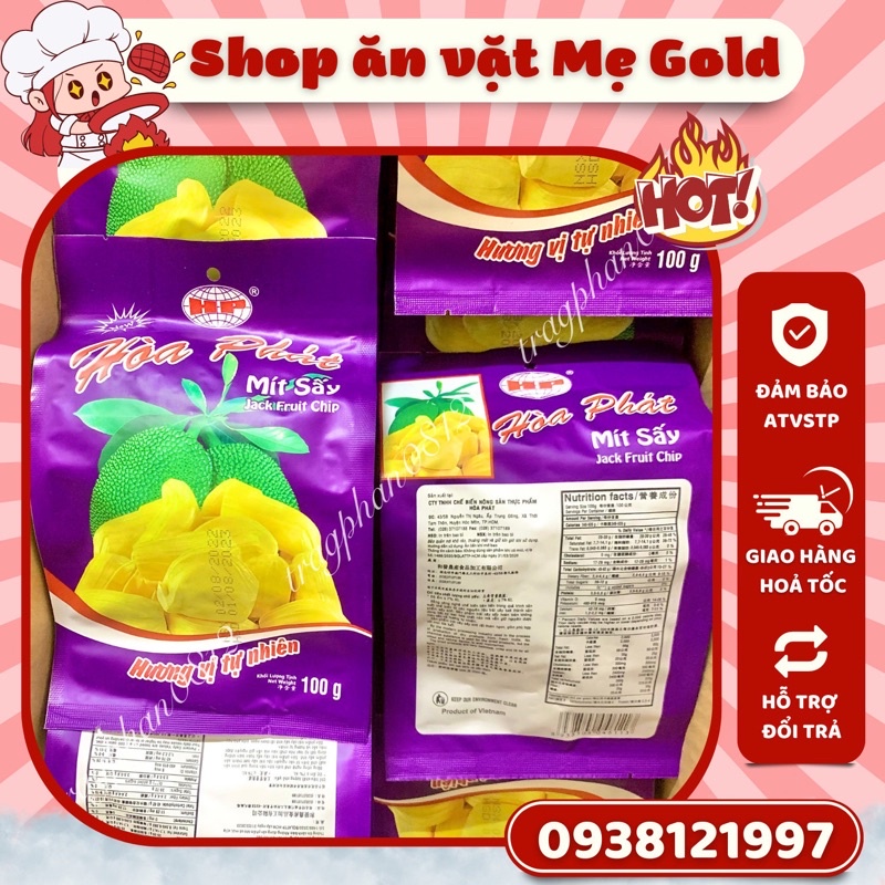 Mít sấy giòn Hoà Phát hương vị tự nhiên