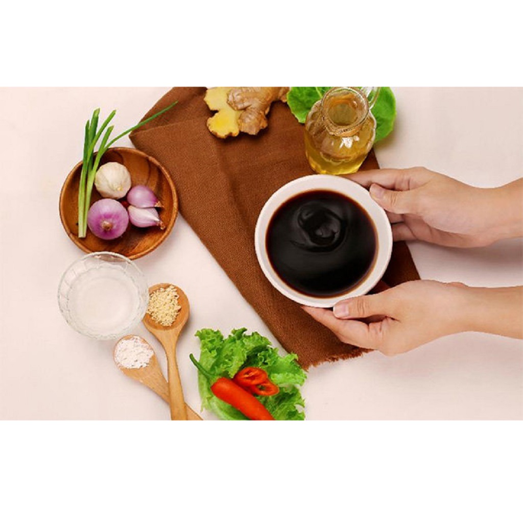 Xì dầu hàn quốc daesang vị đậm để chấm 500ml