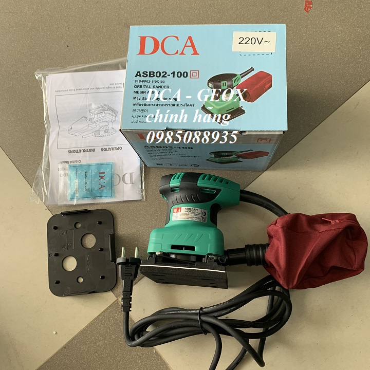 100x110mm Máy chà nhám vuông 200W DCA ASB02-100