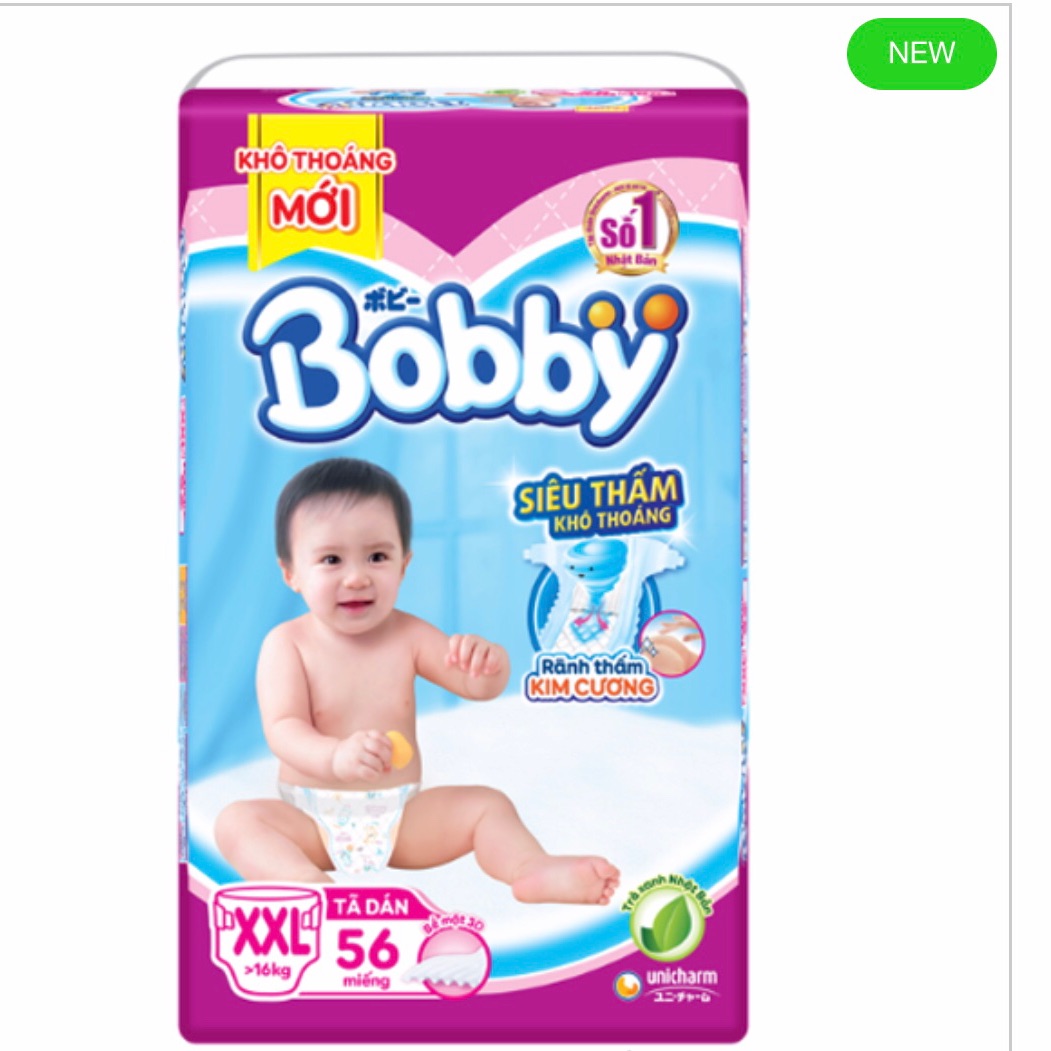 Bỉm bobby dán size xxl56