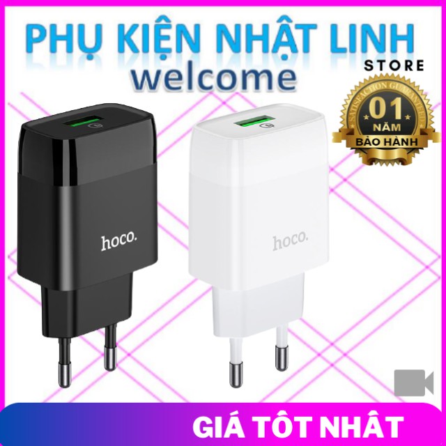 Củ Sạc iphone,Củ Sạc Nhanh iphone C72Q hoco Chính Hãng
