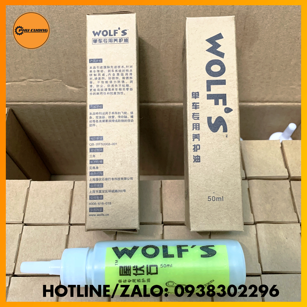 Dầu tra xích xe đạp Wolf’s