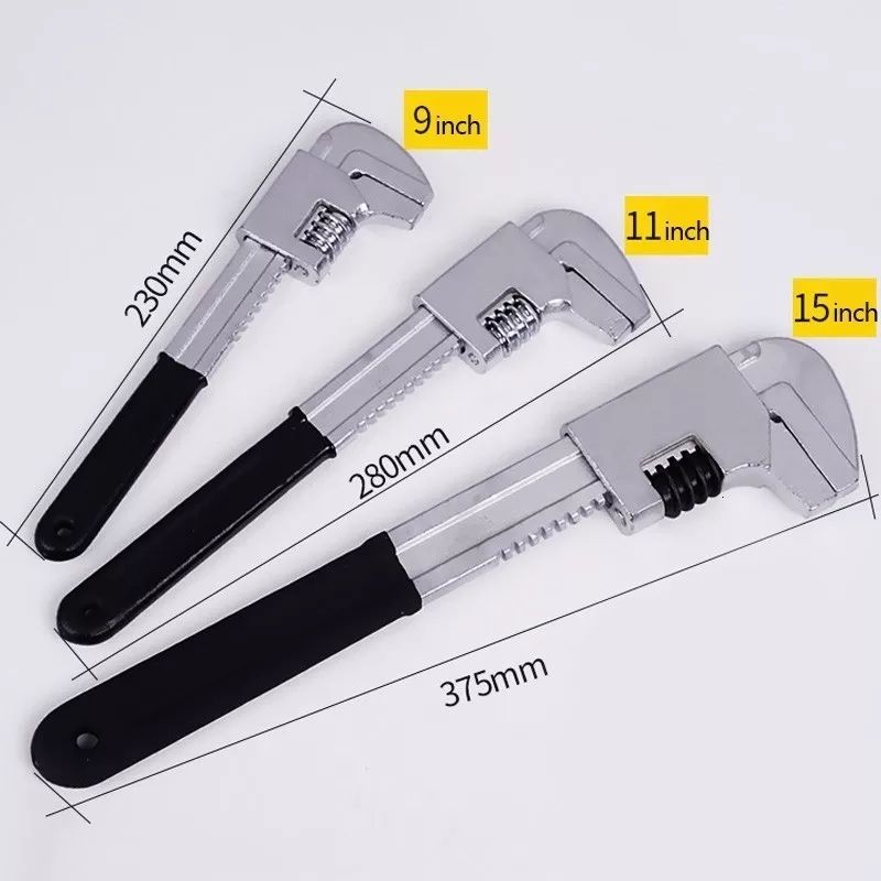 Cờ lê ống nước đa năng điều chỉnh 9inch